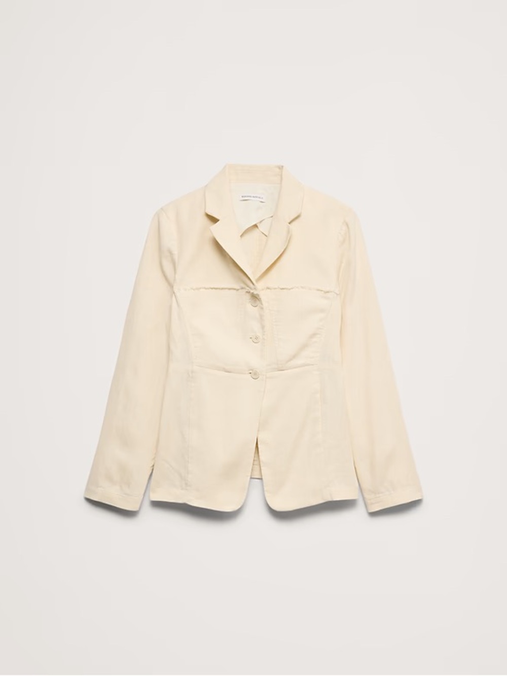 Banana Republic FRINGE LINEN BLAZER NWT sz 0